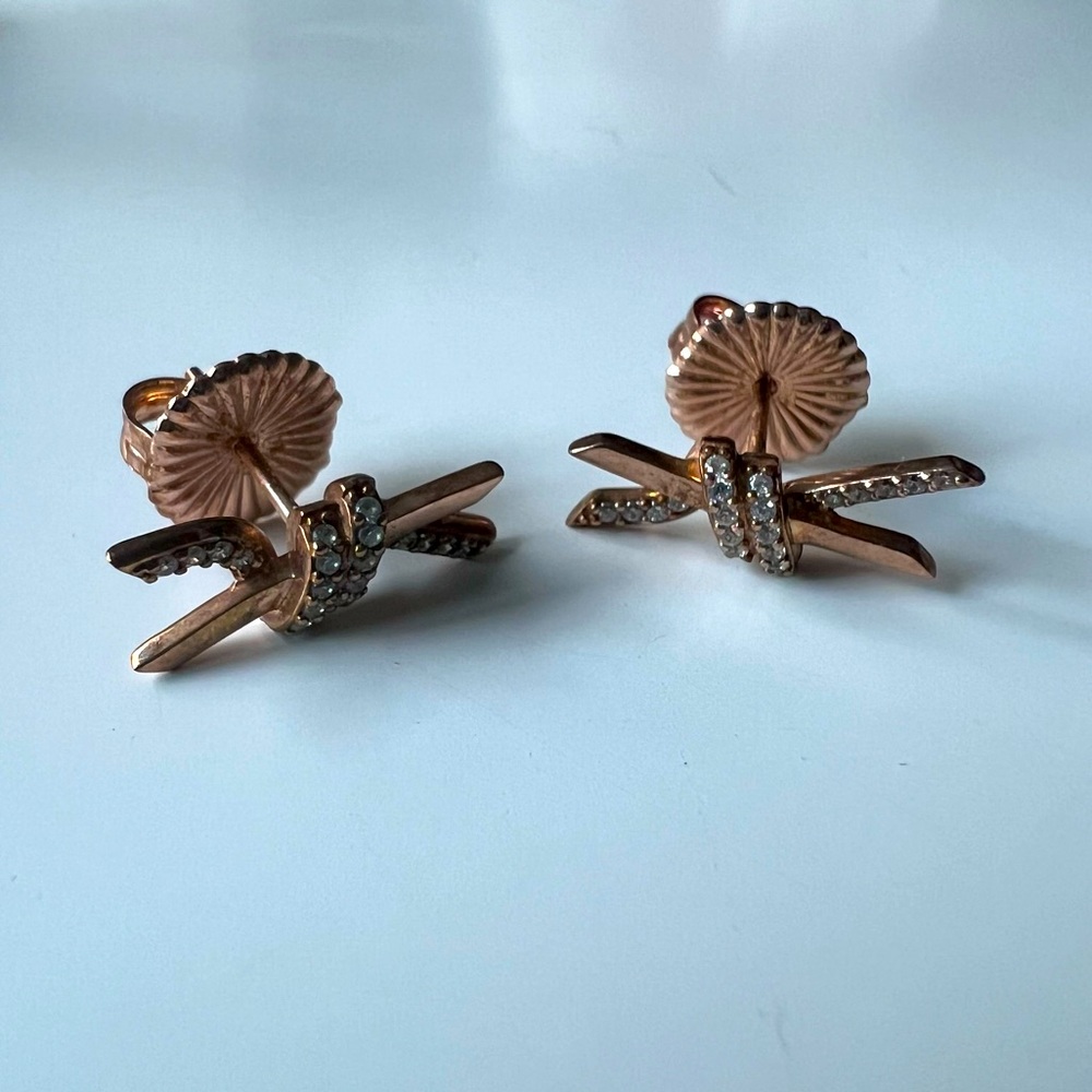 Tiffany&co style knot earrings